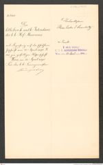 k.k. naturhistorisches Hofmuseum, Intendanzakten 1885-1896 (Hauer), Aktenzahl Z.276/1890, Seite 4